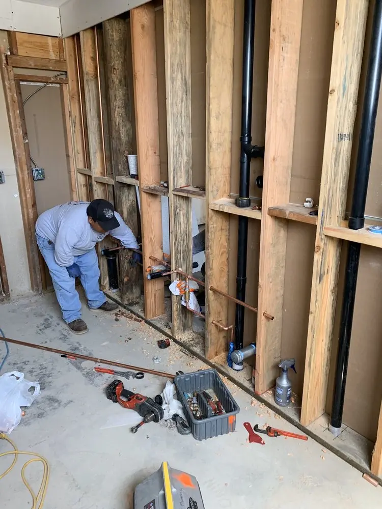 Commercial rough-in plumbing for Water Heater Replacement in Gwynedd Heights